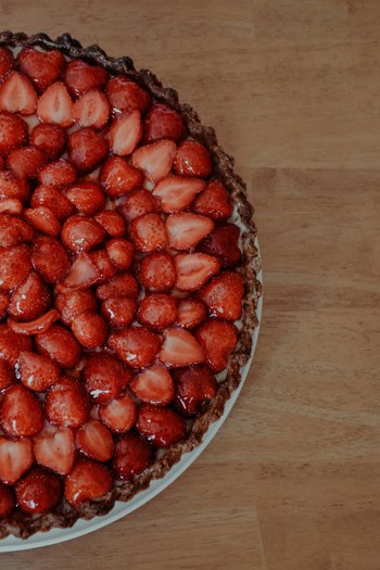 La tarte aux fraises - la star de votre dimanche !